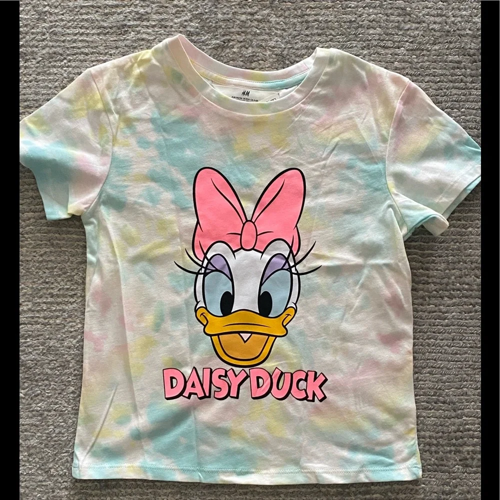 NWT DAISY DUCK H&M x Disney Tee Top - 4-6 years